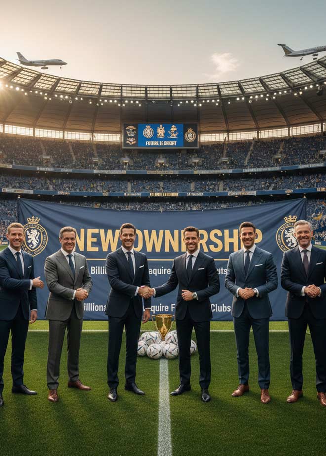 Des riches dans un stade